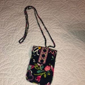 Vera Bradley phone carrier crossbody